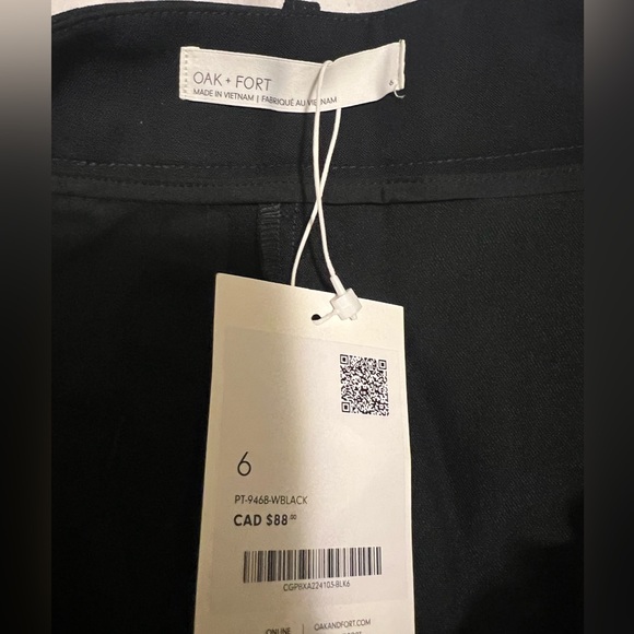 Oak and Fort Wide leg trousers brand new w/tag Oak + Fort - Picture 3 of 7